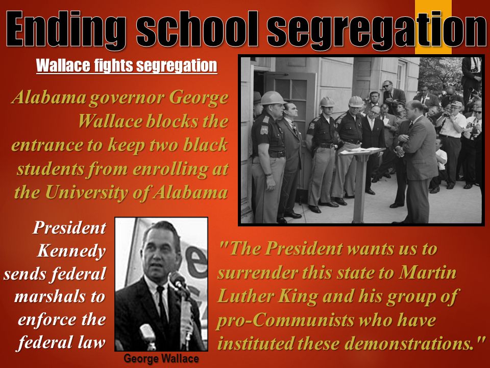 Wallace fights segregation