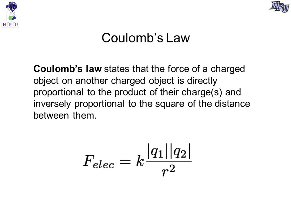 What is coulombs law simplified