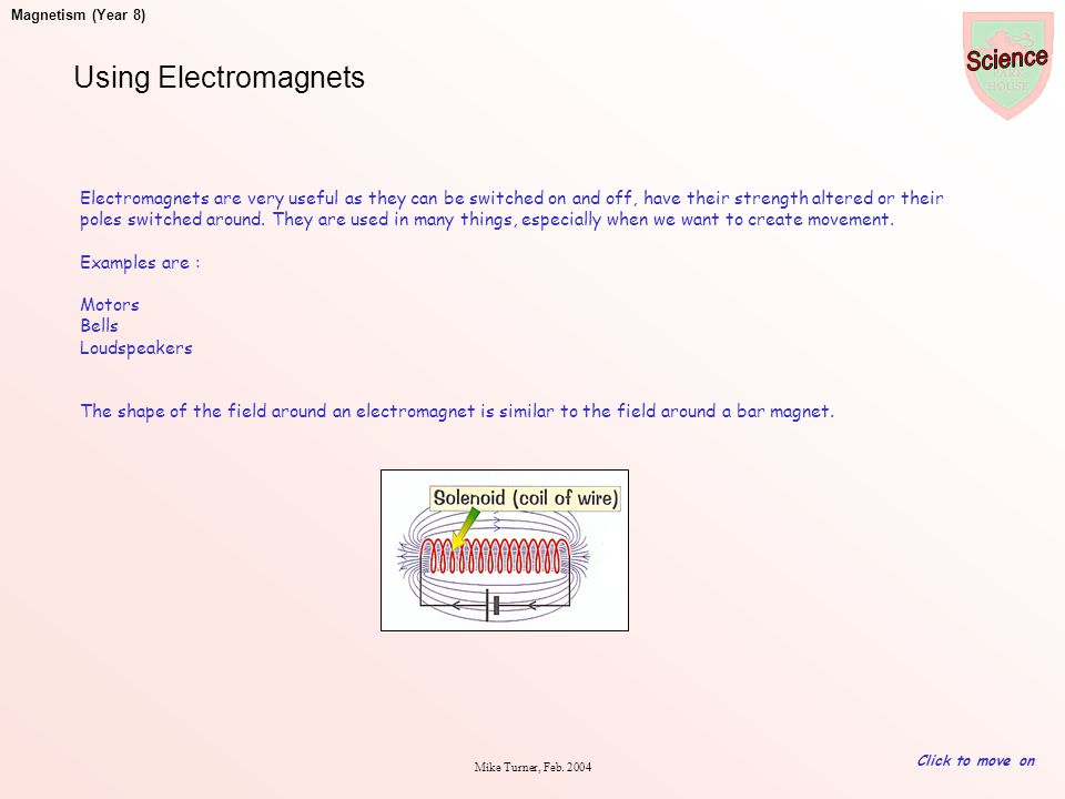 Using Electromagnets