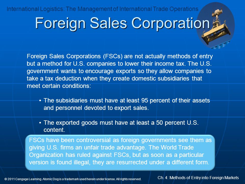 foreign sales corporation