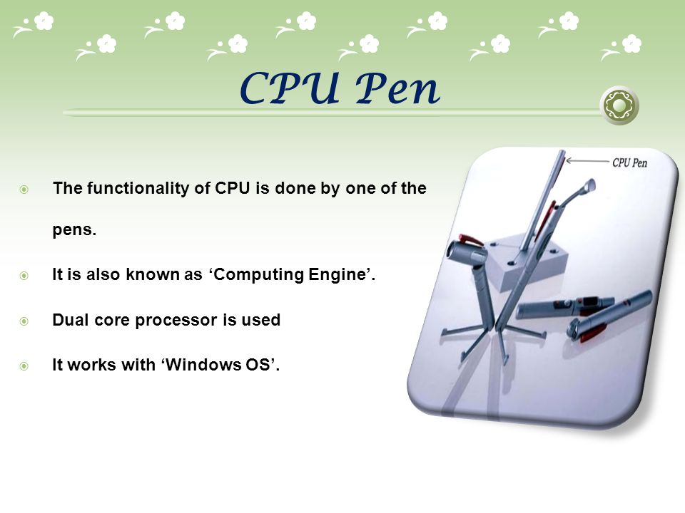 5 Pen Pc Technology Assistant Professor Department Of Cse M