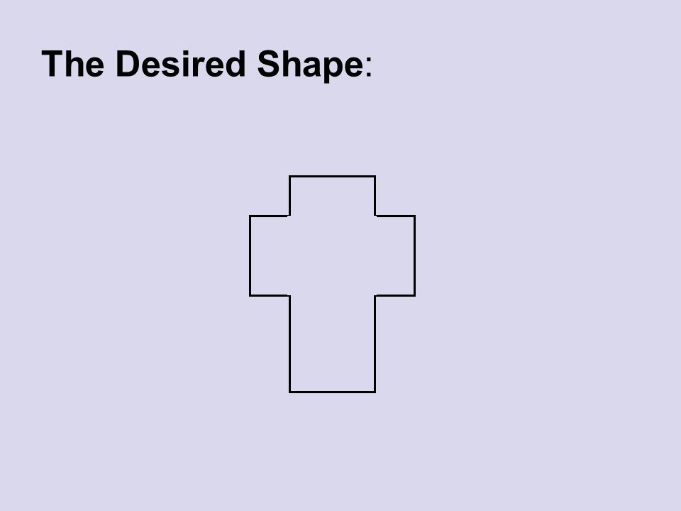 The Desired Shape: