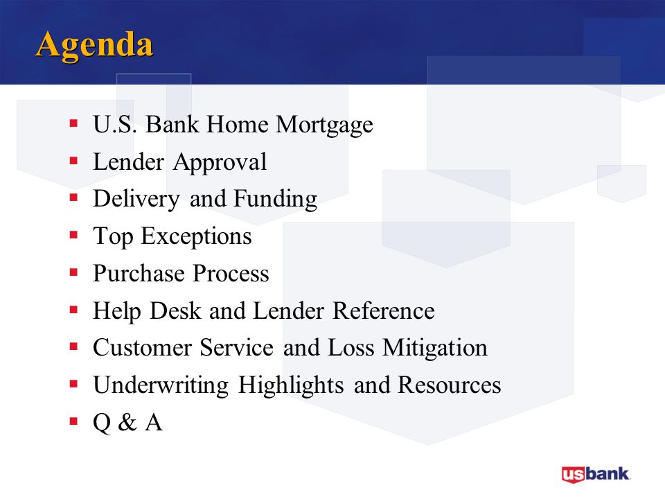 U S Bank Home Mortgage Ppt Download