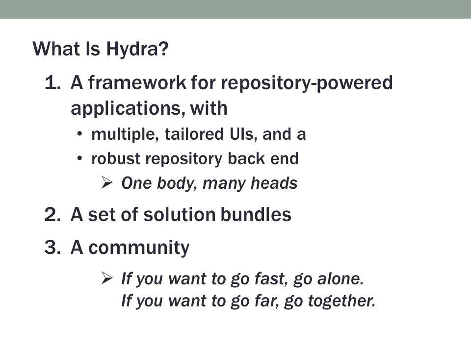 A framework for repository-powered applications, with