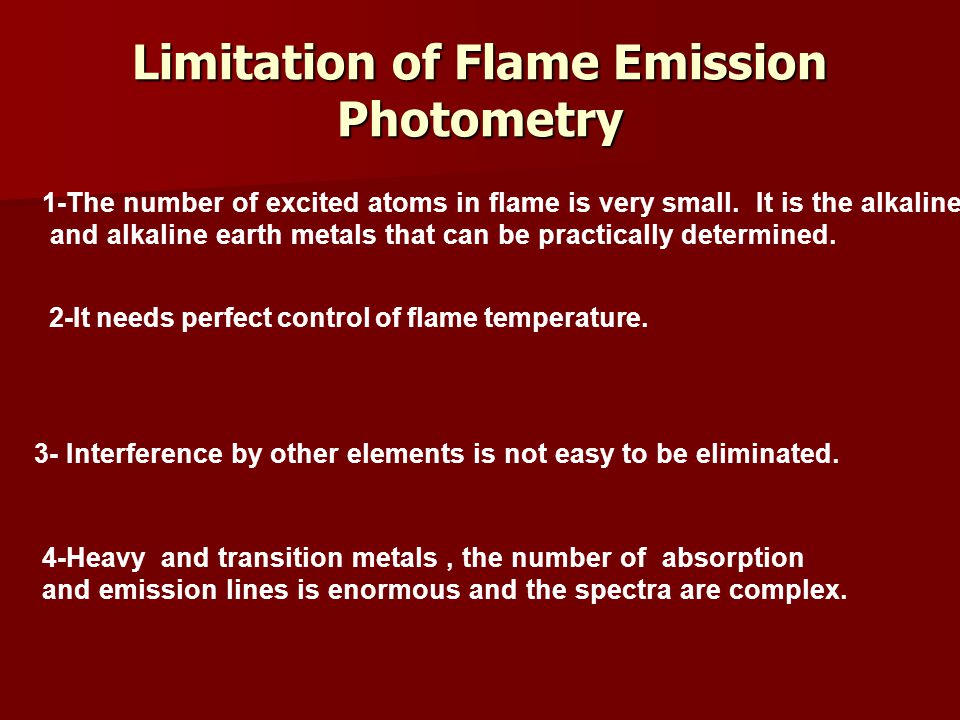 advantages of flame photometer