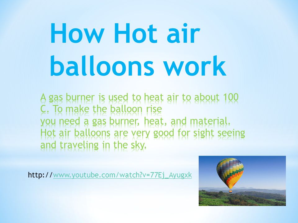 Hot Air Balloons. - ppt download