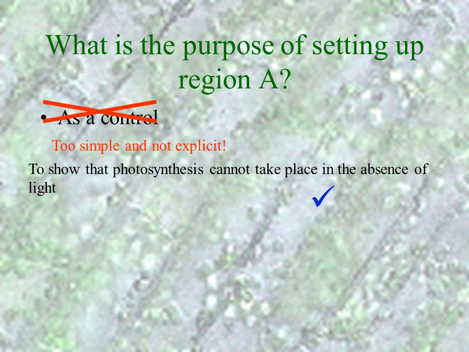 What is the purpose of setting up region A