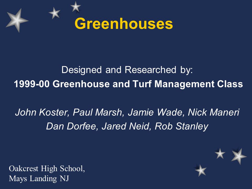 Greenhouse management