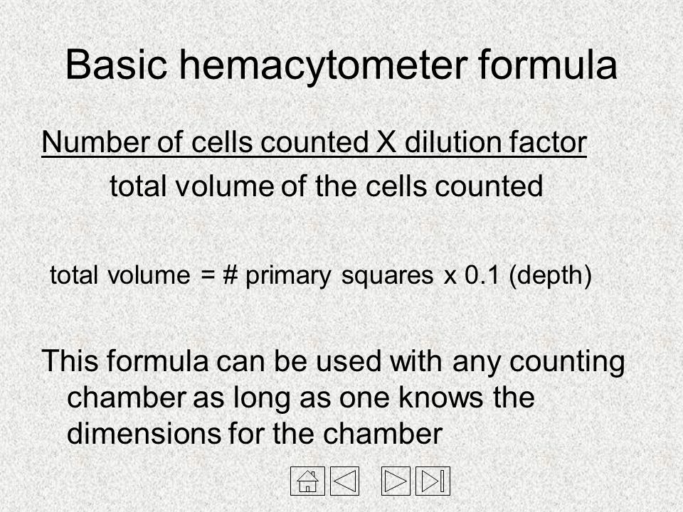 Hemacytometer and Manual Cell Counts - ppt video online download
