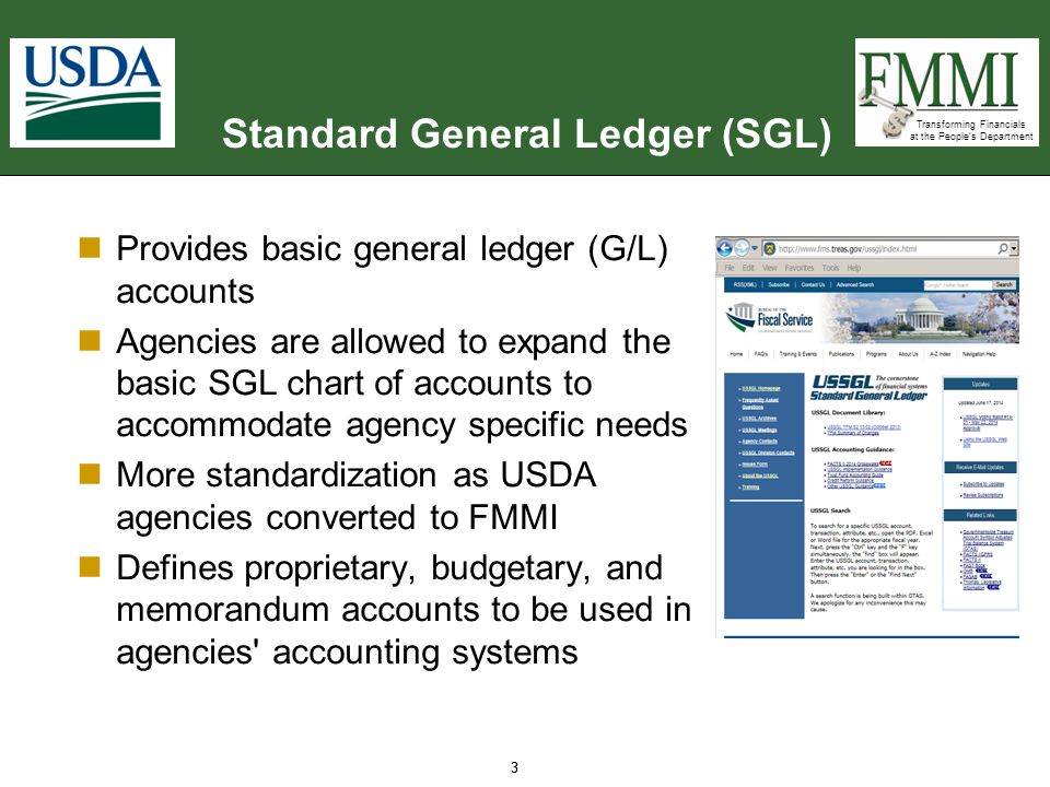 Ussgl Chart Of Accounts 2017