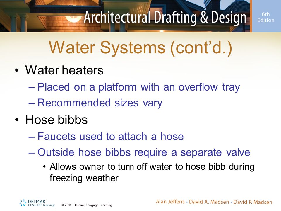 Water Systems (cont’d.)