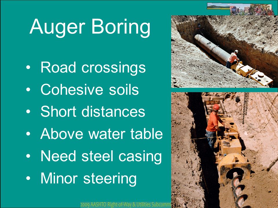 trenchless pipe installation methods trenchless pipe installation methods