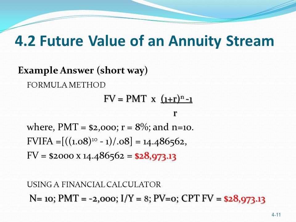 The Time Value Of Money Part Two Ppt Video Online Download