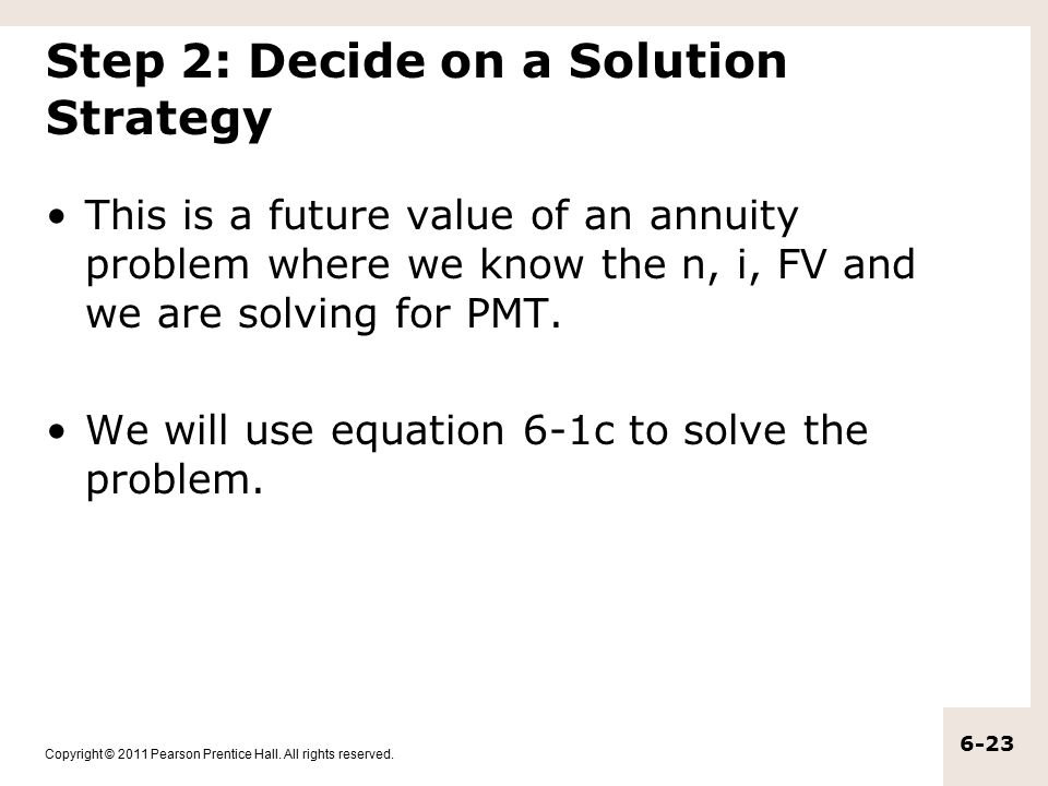 Step 2: Decide on a Solution Strategy