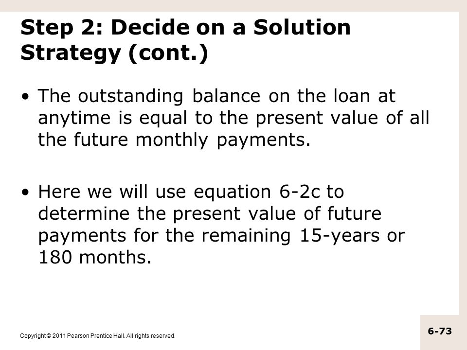 Step 2: Decide on a Solution Strategy (cont.)