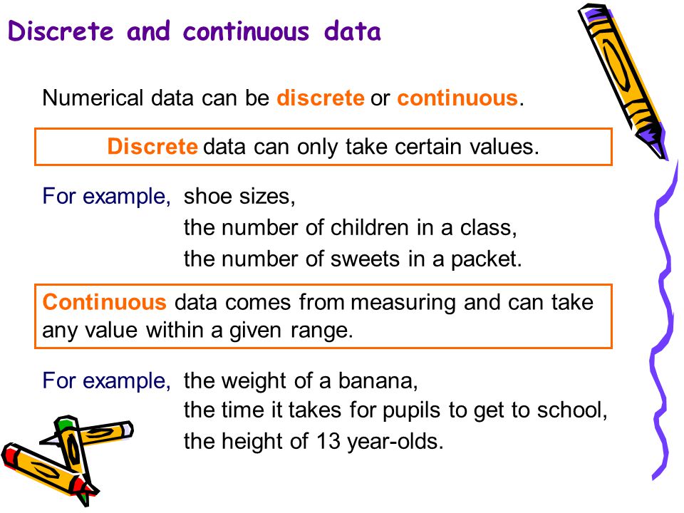 Group the following as either discrete or continuous data. - ppt video  online download