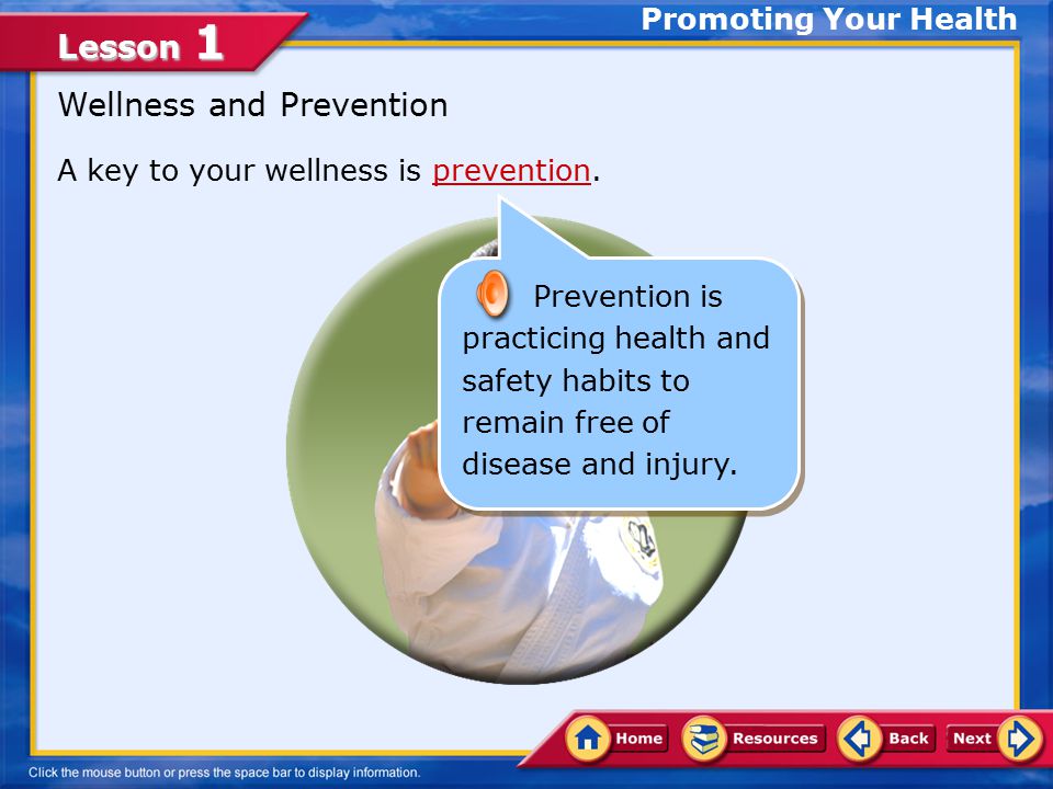 Wellness and Prevention