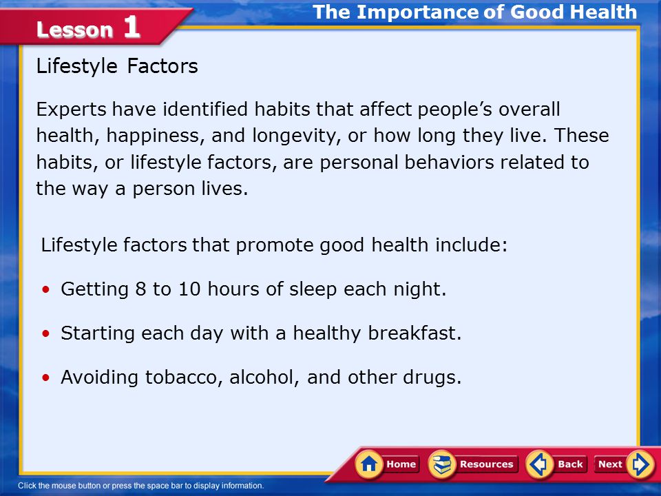 The Importance of Good Health