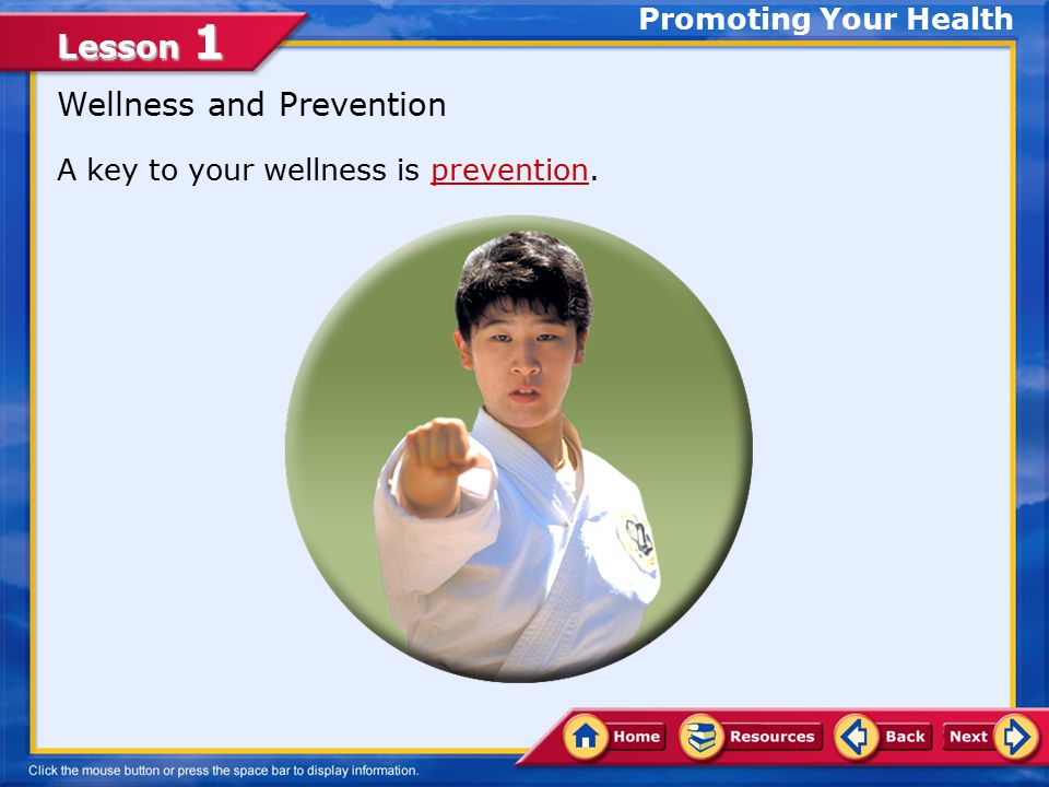 Wellness and Prevention