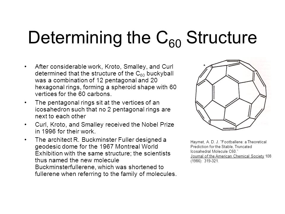Determining the C60 Structure