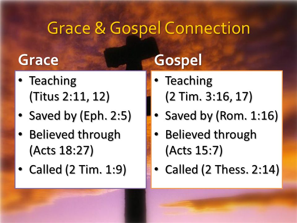 Grace & Gospel Connection