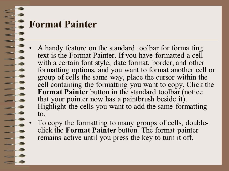 Format Painter