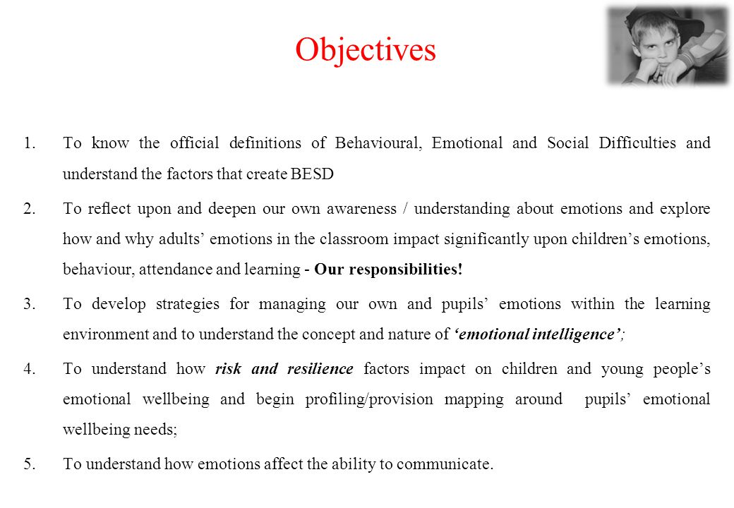 behavioural emotional and social difficulties besd