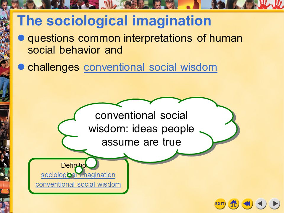 The sociological imagination