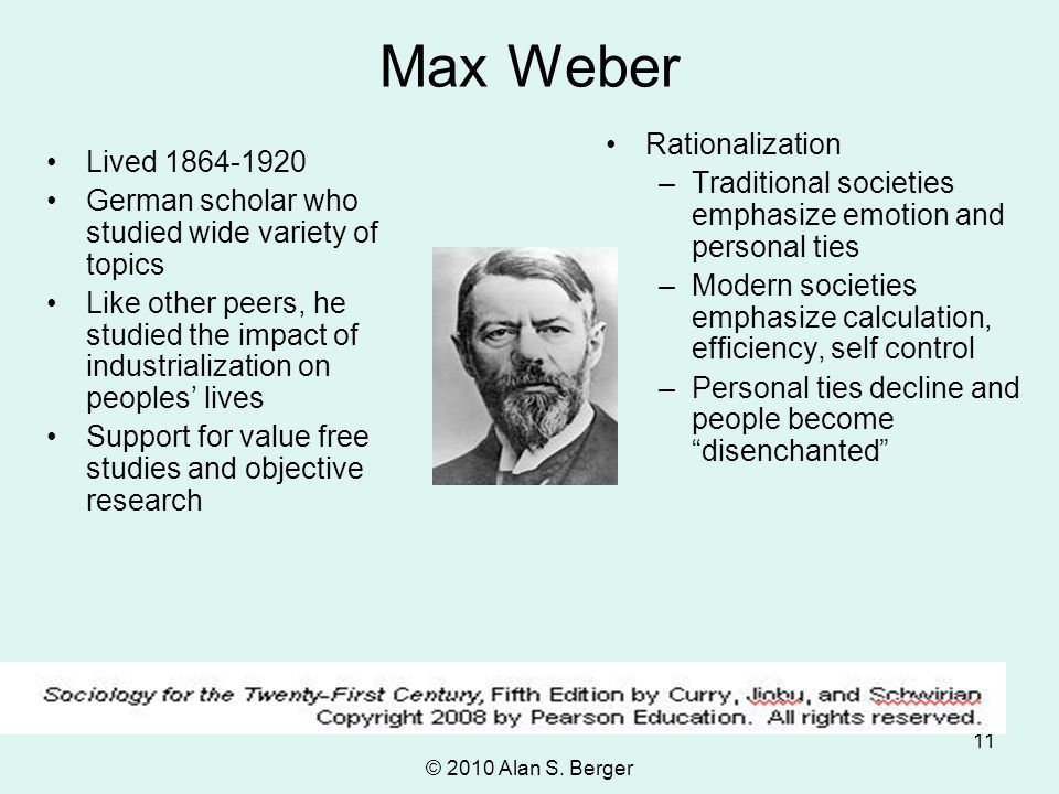 what was max weber contribution to sociology