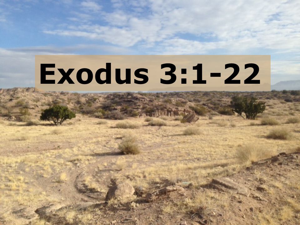 Exodus 3:1-22