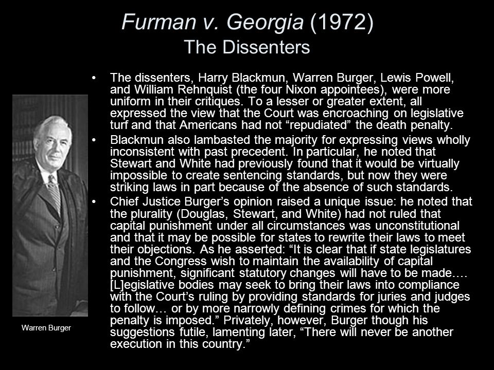 furman v georgia 1972 summary