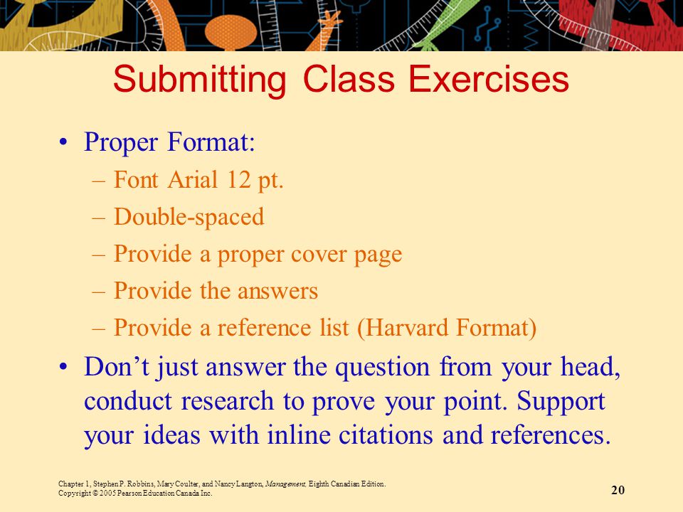 Submitting Class Exercises
