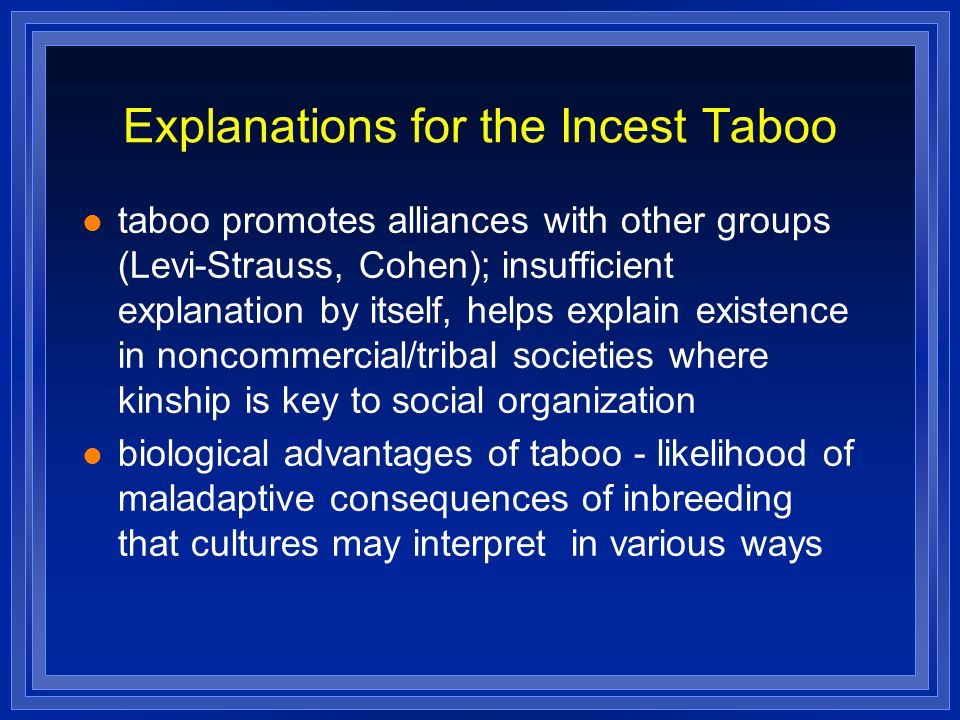 Incest taboo 22