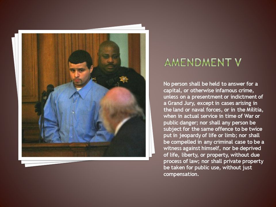 Amendment v