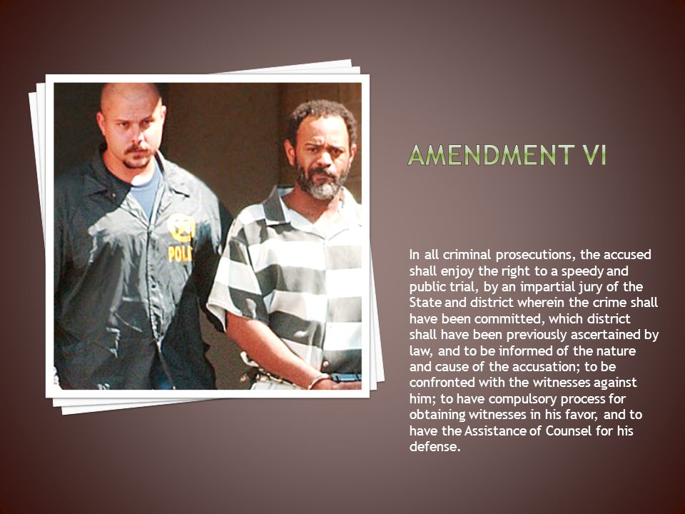 Amendment vi