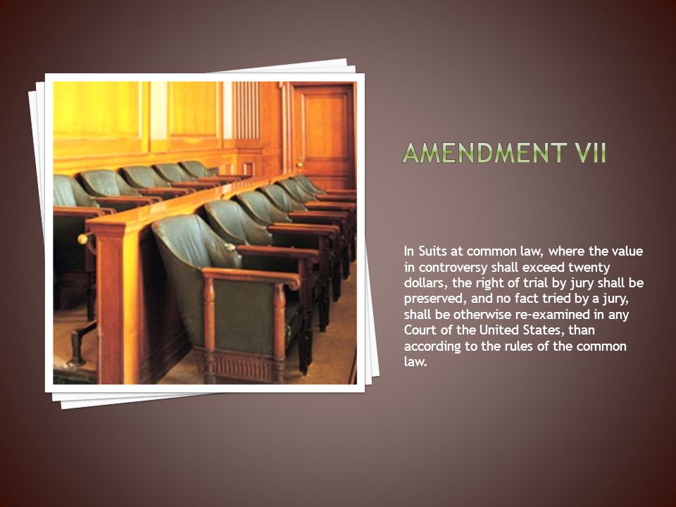 Amendment vii