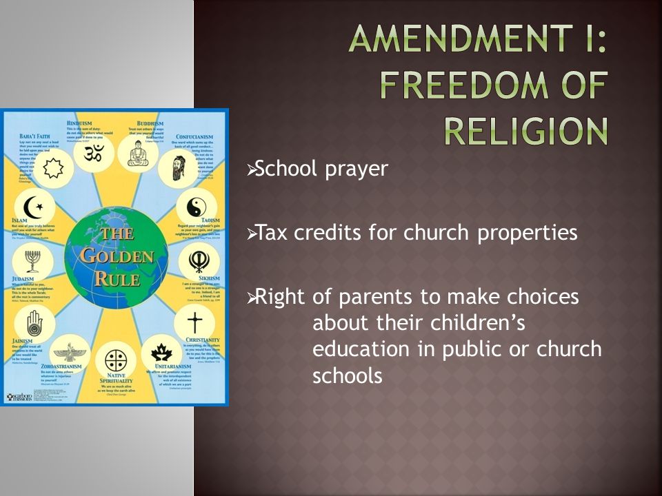 Amendment I: Freedom of Religion