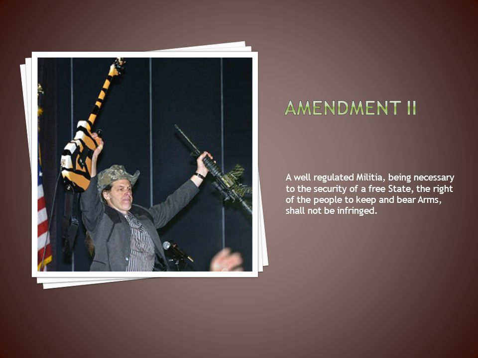 Amendment ii