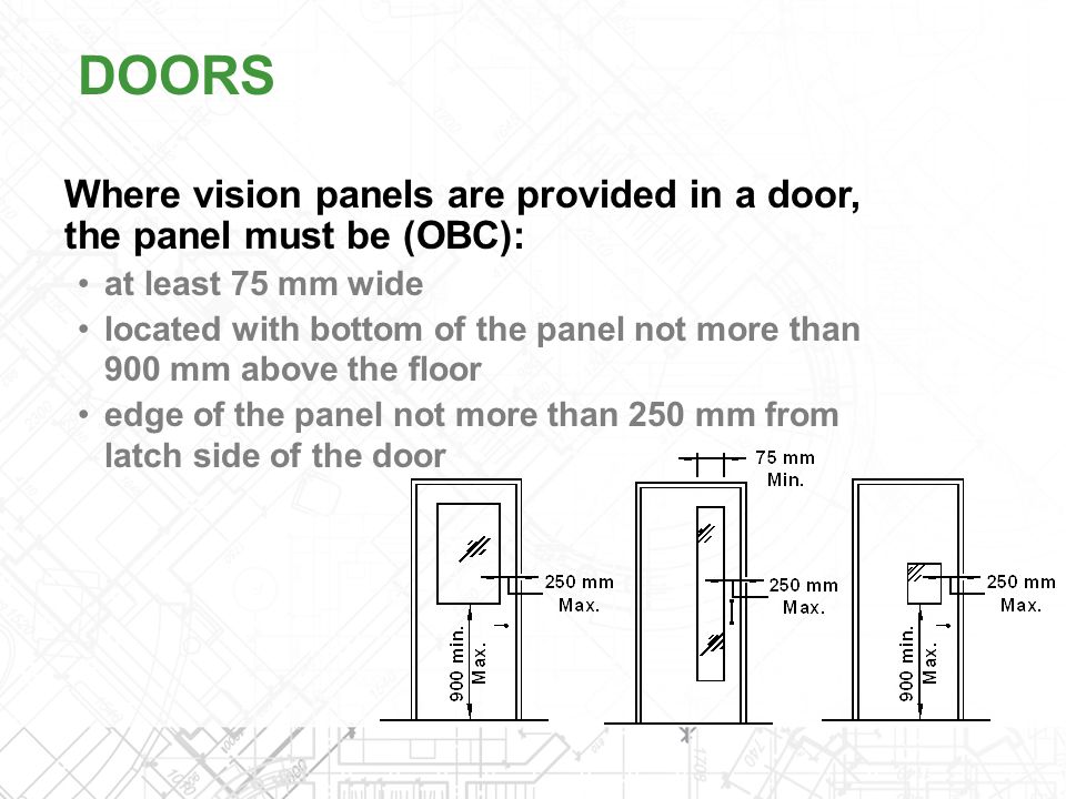 OBC barrier free code 37 doors - Belco Doors