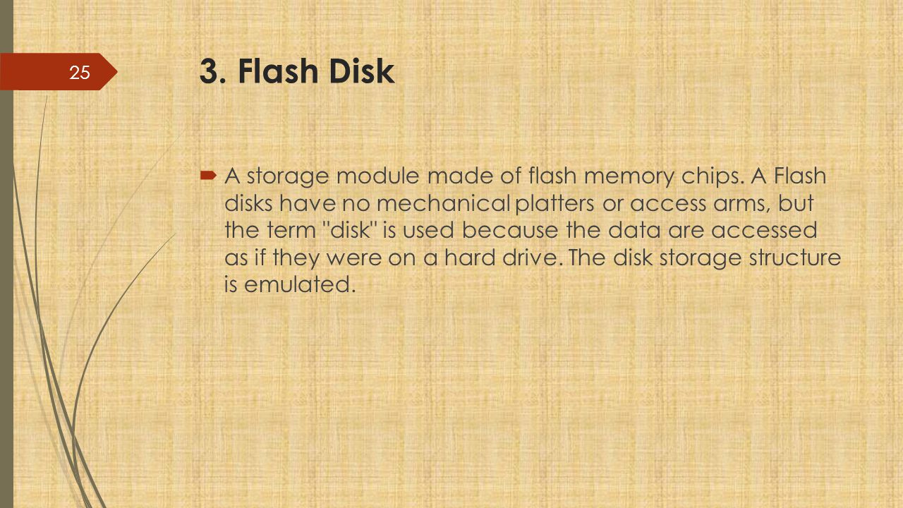 3. Flash Disk