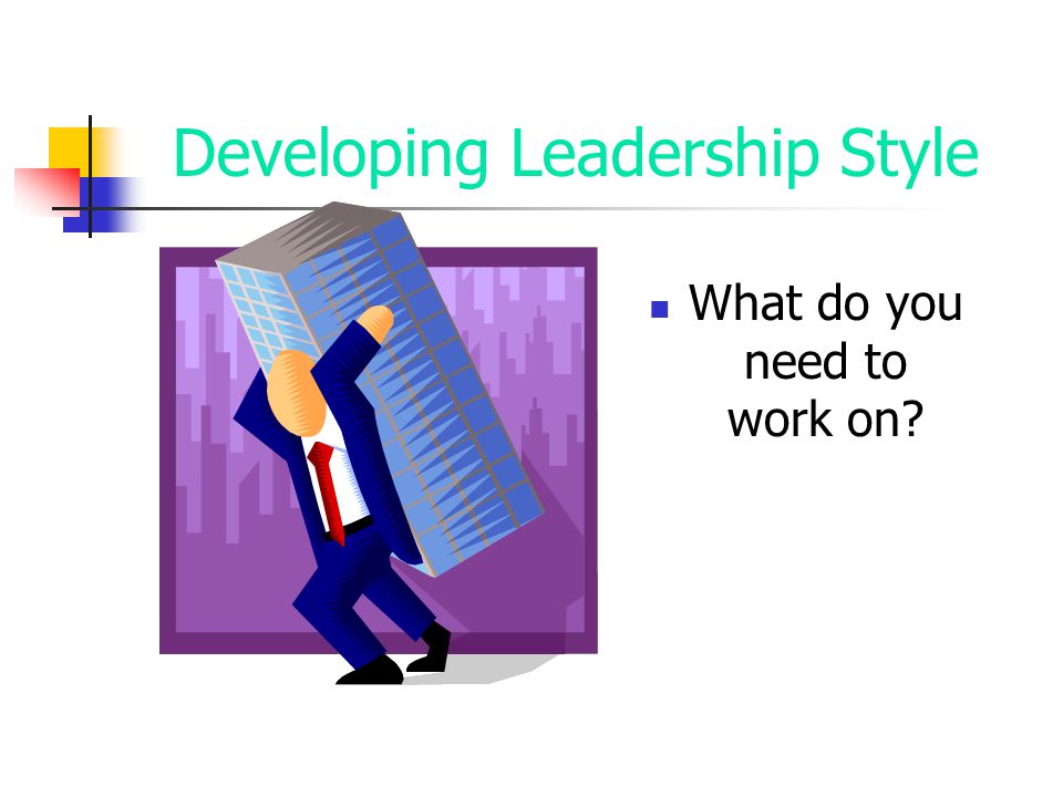Developing Leadership Style