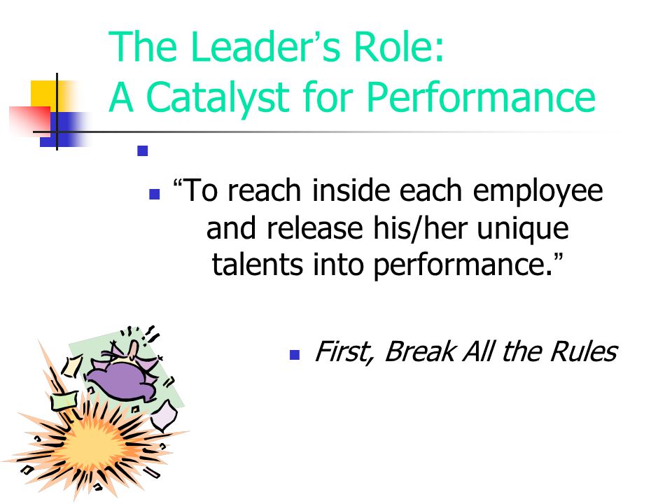 The Leader’s Role: A Catalyst for Performance