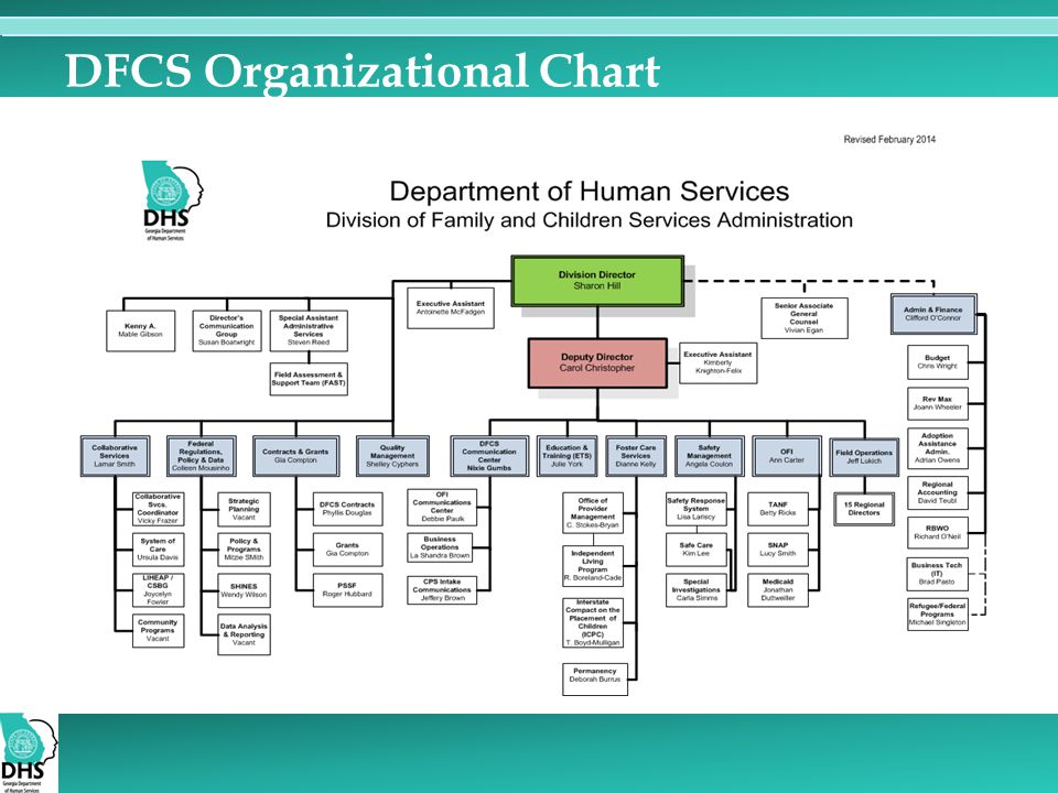 Georgia Dfcs Organizational Chart