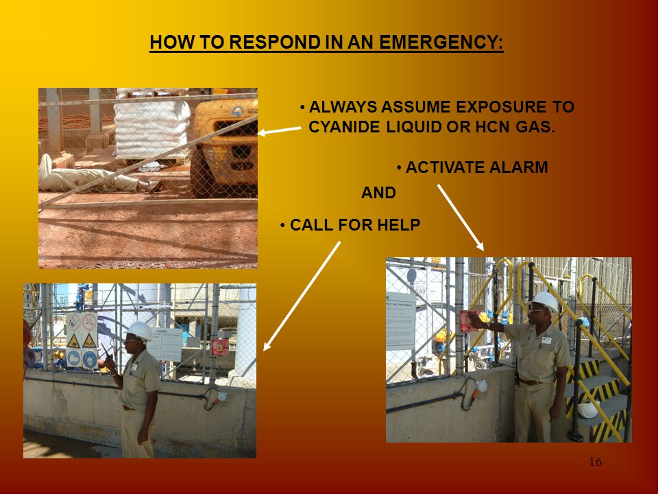 HOW TO RESPOND IN AN EMERGENCY: