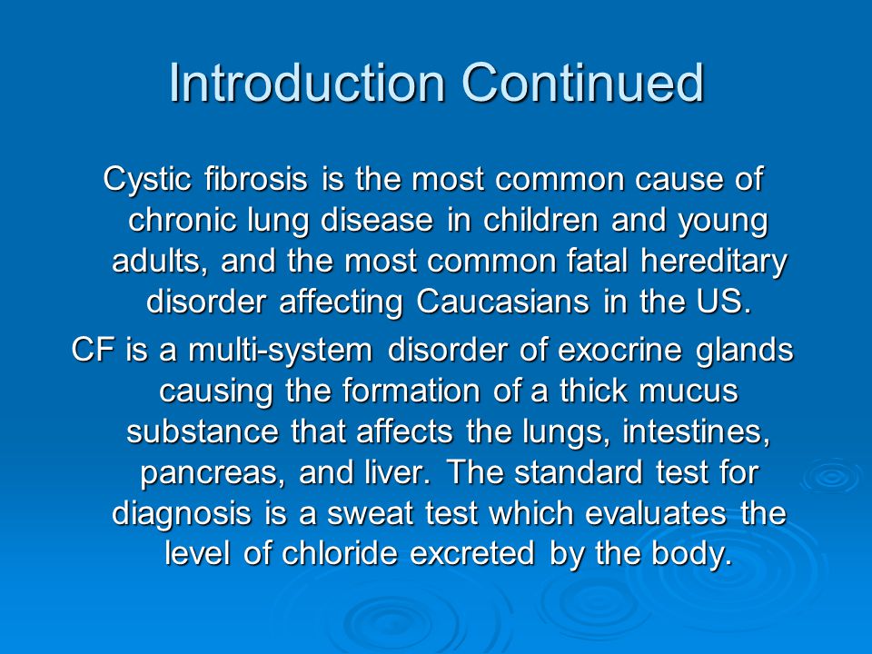 cystic fibrosis essay conclusion