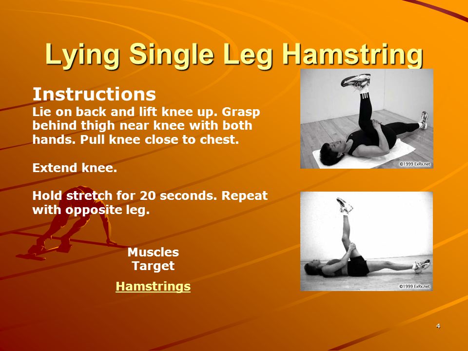 Lying Single Leg Hamstring