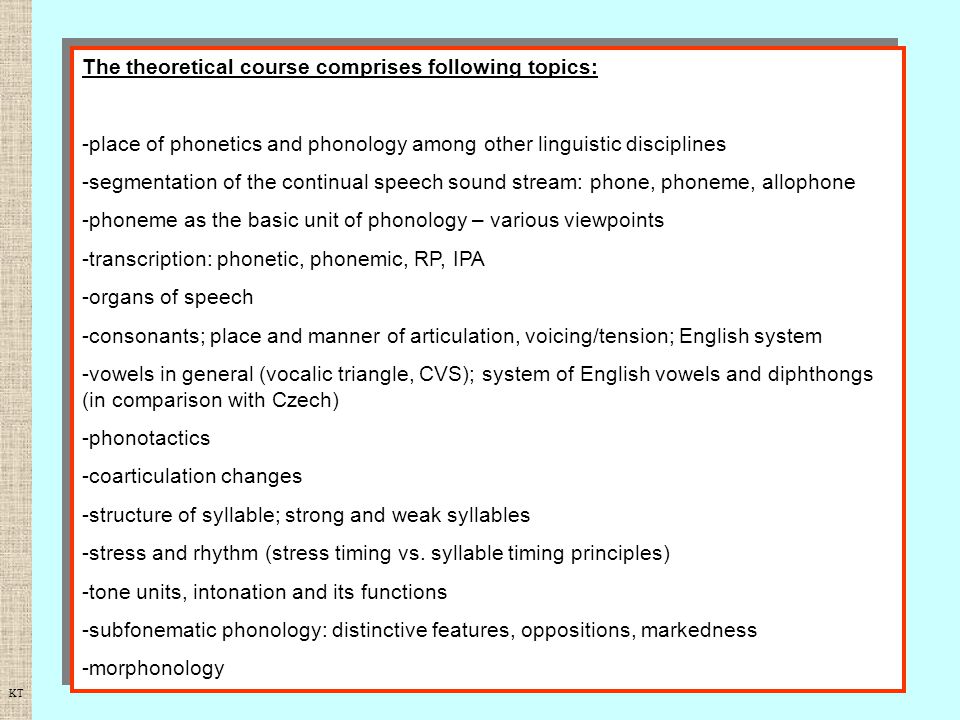 topics in phonology