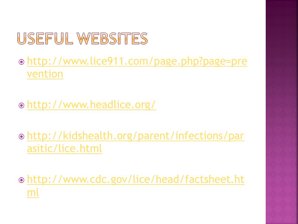Useful websites   page=pre vention
