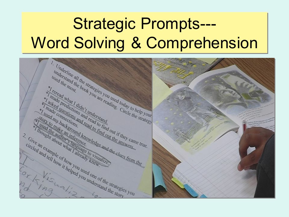 Strategic Prompts--- Word Solving & Comprehension