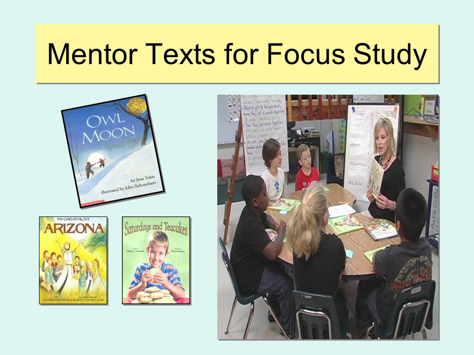 Mentor Texts for Focus Study
